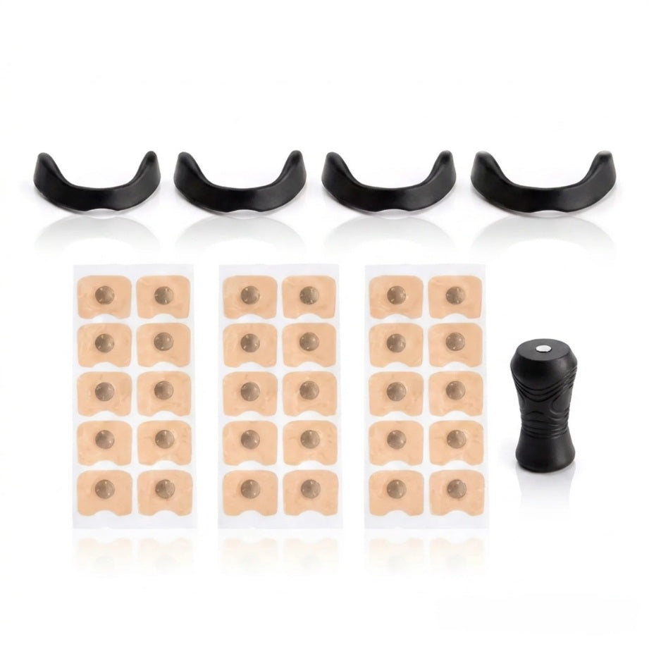 Magnetic nasal dilator for instant, free breathing